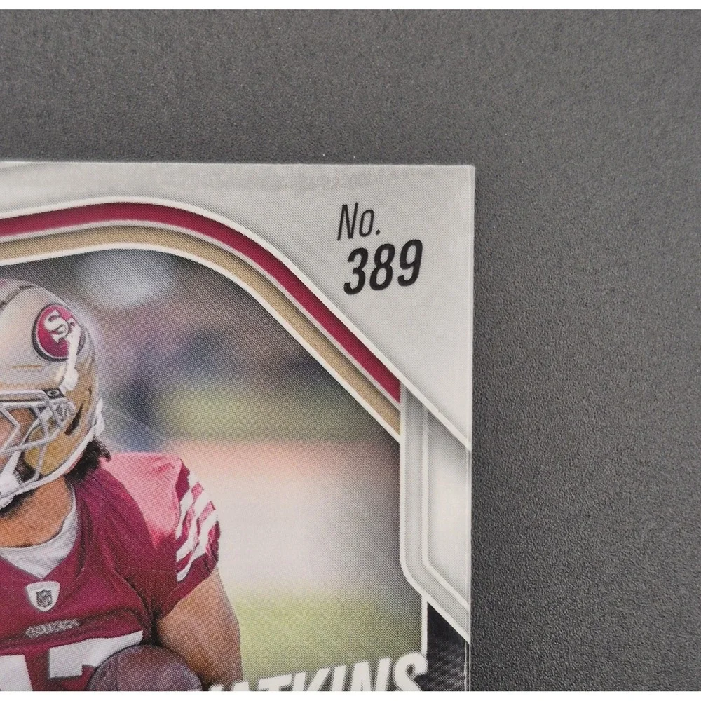 Jordan Watkins 2025 Panini Prizm‎ #389 Orange Ice Prizm (RC) 49ers